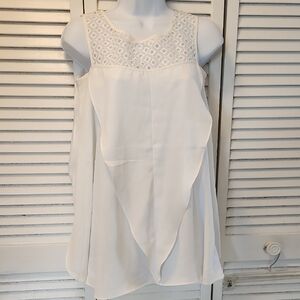 Miilla Clothing White Sleeveless Tank Top